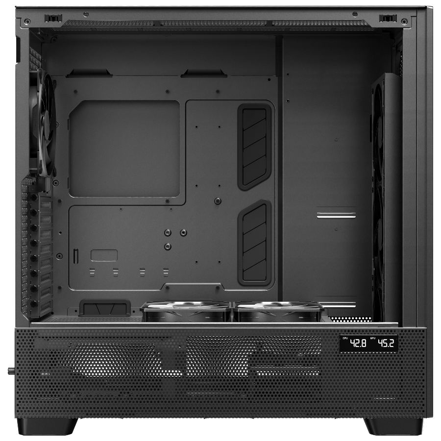 Antec FLUX PRO 2x120mm 4x140mm Fan Temperli Camlı Full Tower E-ATX Gaming (Oyuncu) Kasa 