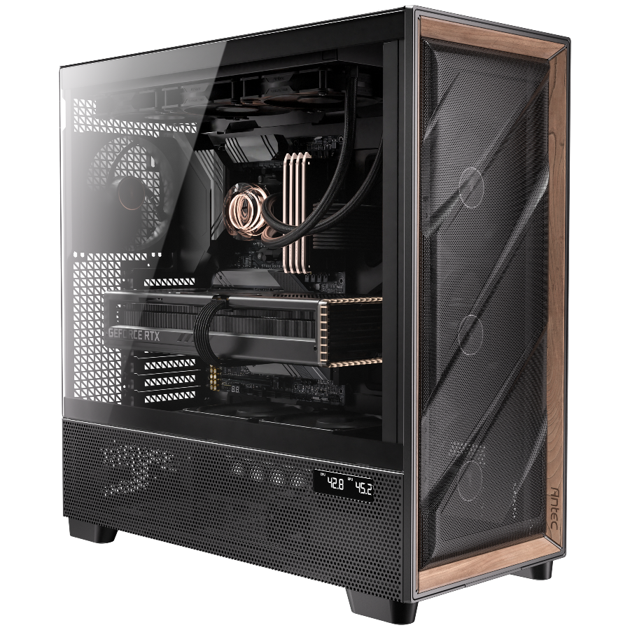 Antec FLUX PRO 2x120mm 4x140mm Fan Temperli Camlı Full Tower E-ATX Gaming (Oyuncu) Kasa 
