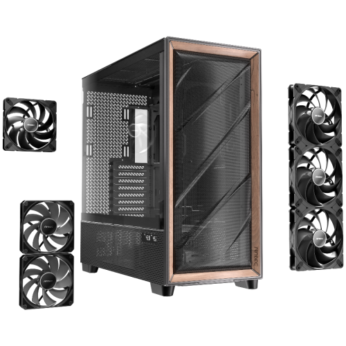 Antec FLUX PRO 2x120mm 4x140mm Fan Temperli Camlı Full Tower E-ATX Gaming (Oyuncu) Kasa 
