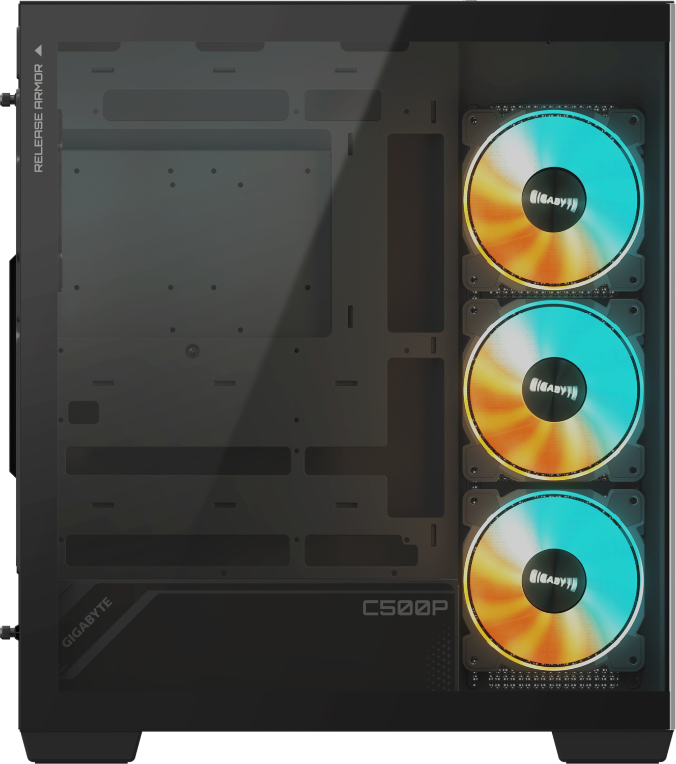 Gigabyte C500 GB-C500P ST Panoramic Stealth Glass USB 3.0 USB-C ATX Mid Tower Gaming (Oyuncu) Kasası