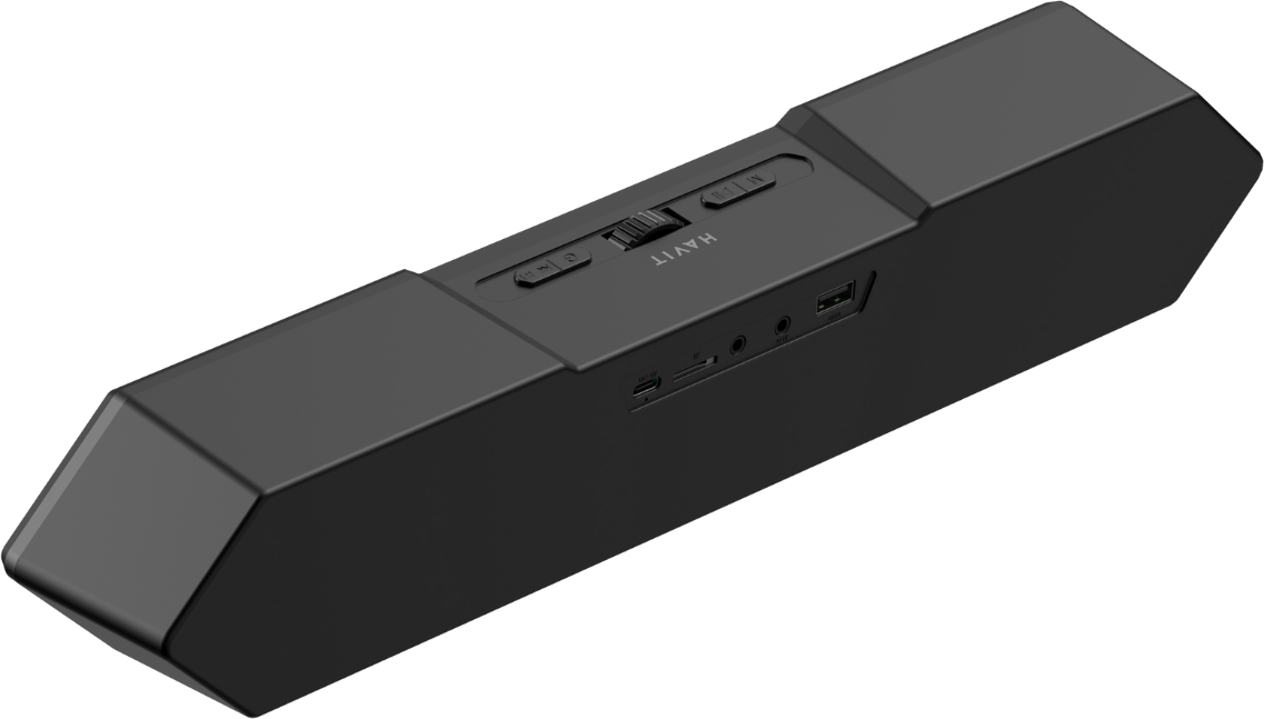 Havit Gamenote SK772BT RGB Aydınlatmalı Bluetooth Soundbar - Siyah