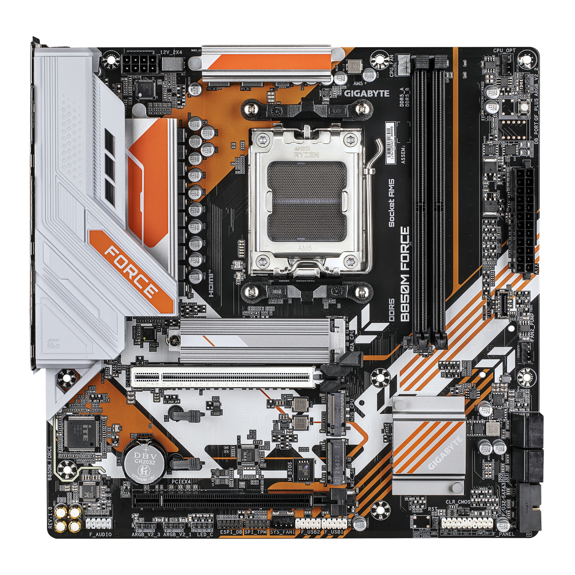 Gigabyte B850M FORCE AM5 DDR5 9600MHz (OC) mATX Gaming (Oyuncu) Anakart