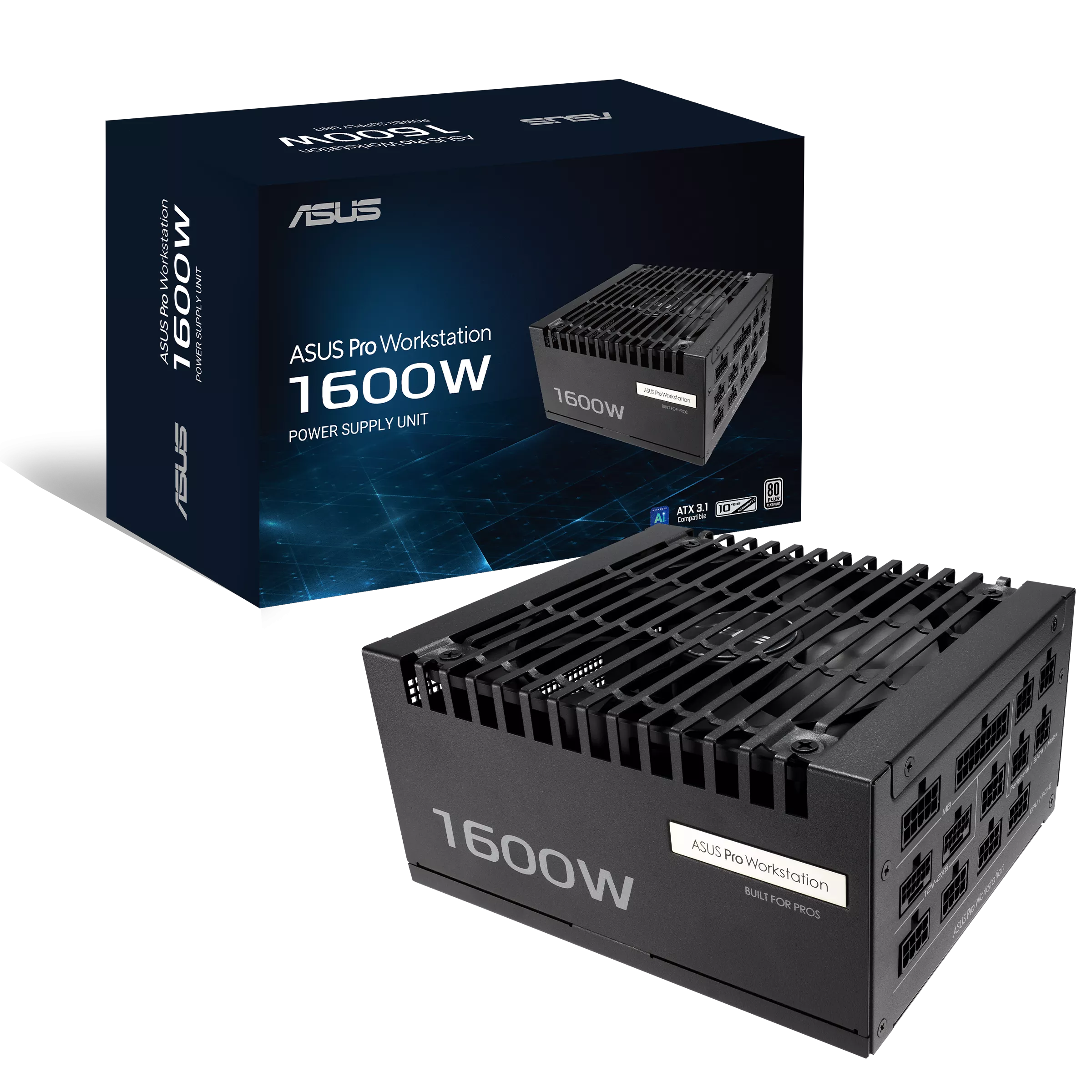 ASUS PRO WS ASUS-PRO-WS-1600P 1600W 80+ Platinum Full Modüler Power Supply (90YE00Z2-B0NA00)