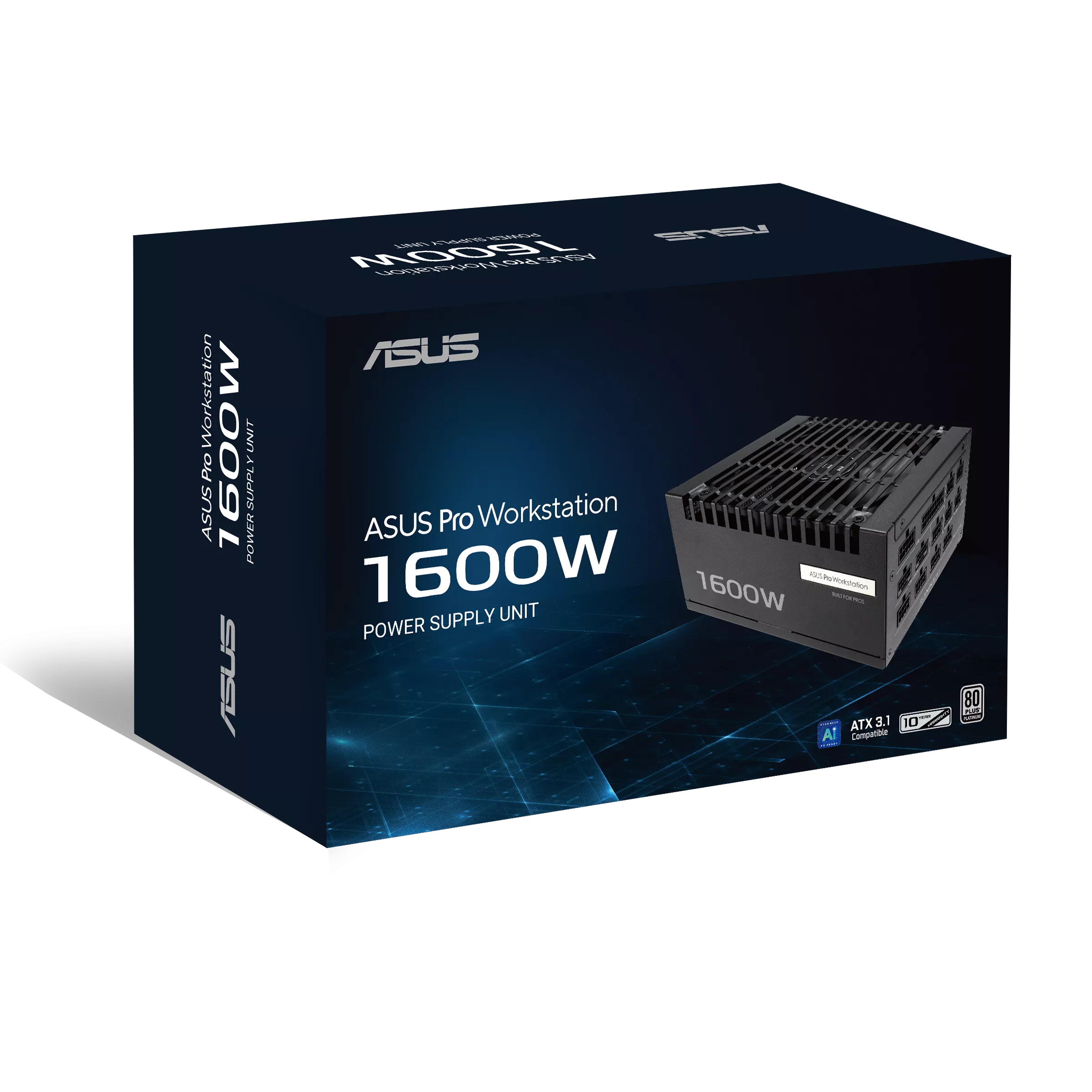 ASUS PRO WS ASUS-PRO-WS-1600P 1600W 80+ Platinum Full Modüler Power Supply (90YE00Z2-B0NA00)