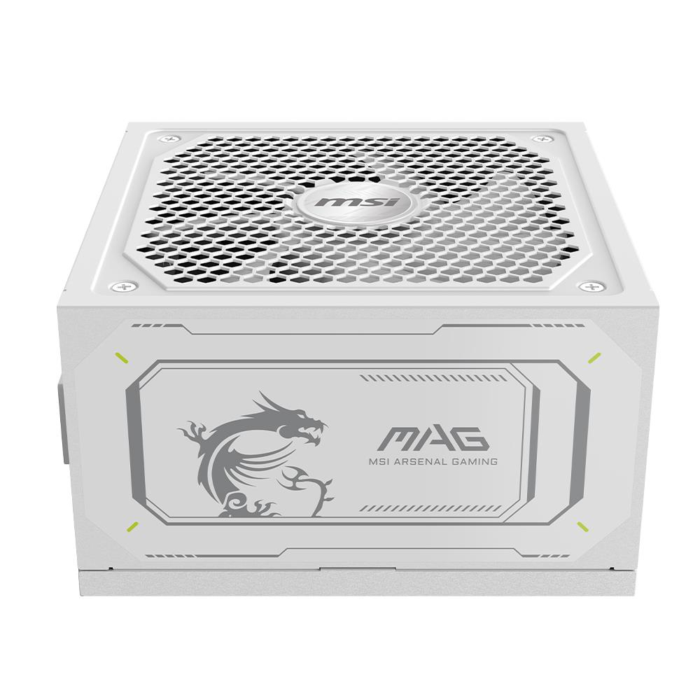 MSI MAG A1000GL PCIE5 Beyaz 1000W 80+ Gold Full Modüler Power Supply