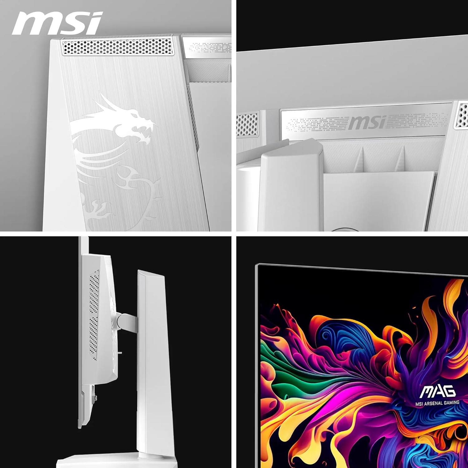 MSI MAG 272QPW QD-OLED X28 26.5″ 280Hz 0.03ms 2K WQHD Adaptive Sync Beyaz Pivot Gaming Monitör