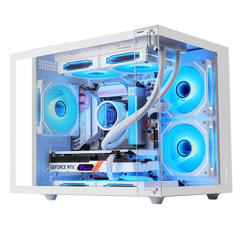 Segotep Brave W1 Beyaz 650W Midi Tower Gaming Kasa