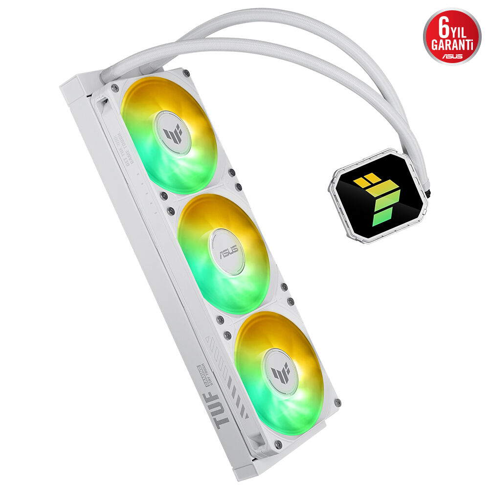 ASUS TUF Gaming LC III 360 ARGB 360mm Beyaz İşlemci Sıvı Soğutucu