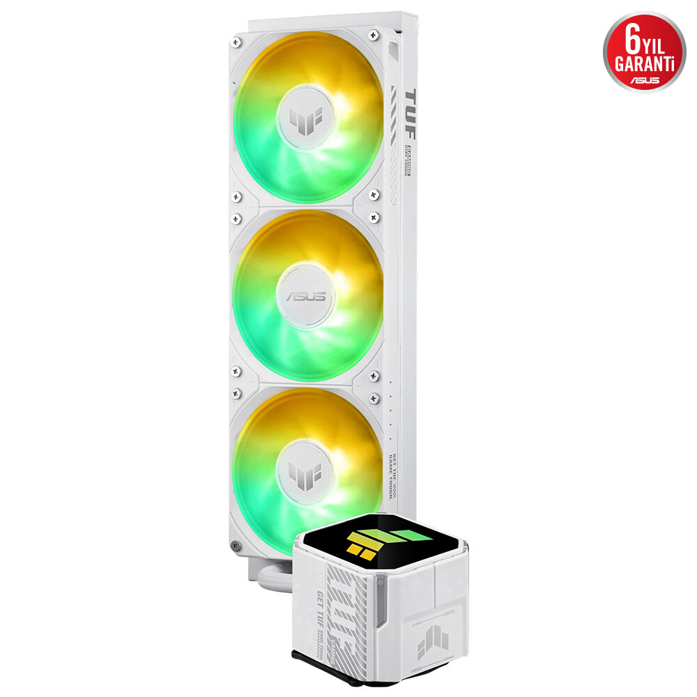 ASUS TUF Gaming LC III 360 ARGB 360mm Beyaz İşlemci Sıvı Soğutucu