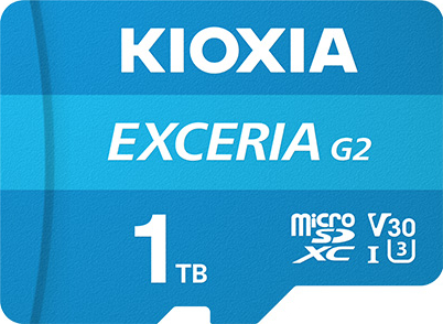 Kioxia Exceria G2 LMEX2L001TG2 1TB 100MB/s Micro SDXC U3 Hafıza Kartı 