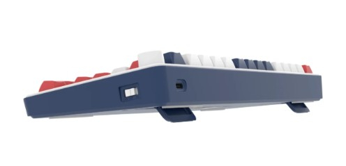 Hawk Gaming HK255BR Membrane LCD RGB Kablosuz/Bluetooth Mavi Kırmızı %75 Türkçe Gaming Klavye