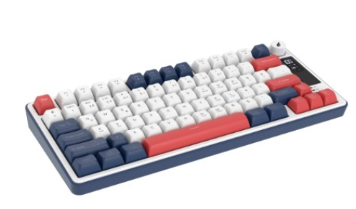 Hawk Gaming HK255BR Membrane LCD RGB Kablosuz/Bluetooth Mavi Kırmızı %75 Türkçe Gaming Klavye