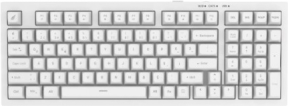 Hawk Gaming HK210W Membrane Rainbow Type C Kablolu Beyaz Full Türkçe Gaming Klavye