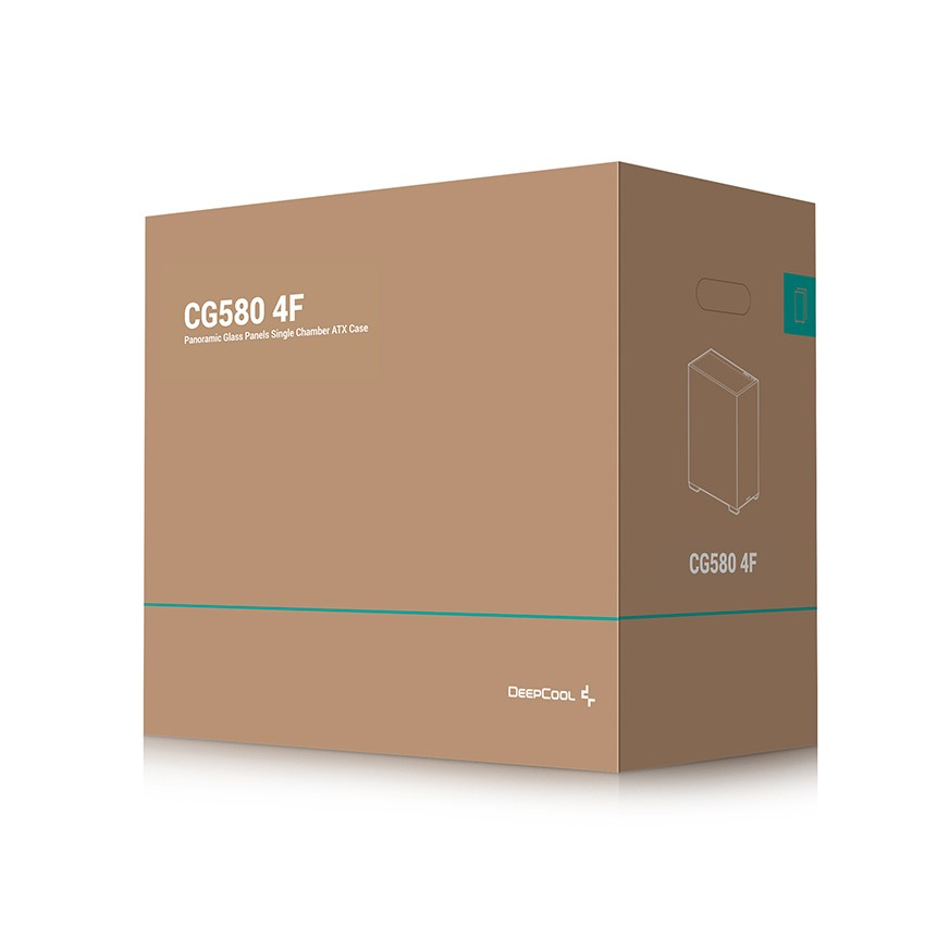 DEEPCOOL CG580-4F ATX Mid Tower Gaming (Oyuncu) Kasa