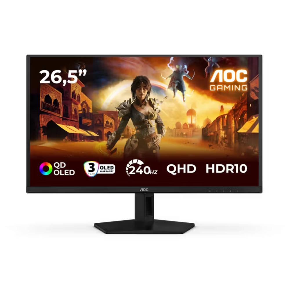 AOC Q27G41ZDF 26.5″ 240Hz 0.03ms 2K Adaptive Sync HDR10 QHD QD-OLED Gaming Monitör