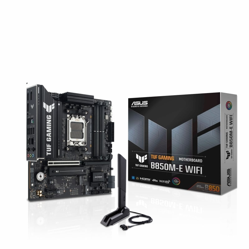 ASUS DUAL GeForce RTX 5060 TI 8GB DUAL-RTX5060TI-8GB GDDR7 128Bit DX12 DLSS 4 Gaming (Oyuncu) Ekran Kartı + ASUS TUF GAMING B850M-E WIFI AMD B850 AM5 SOKET DDR5 8000+(OC)MHz mATX Gaming (Oyuncu) Anakart