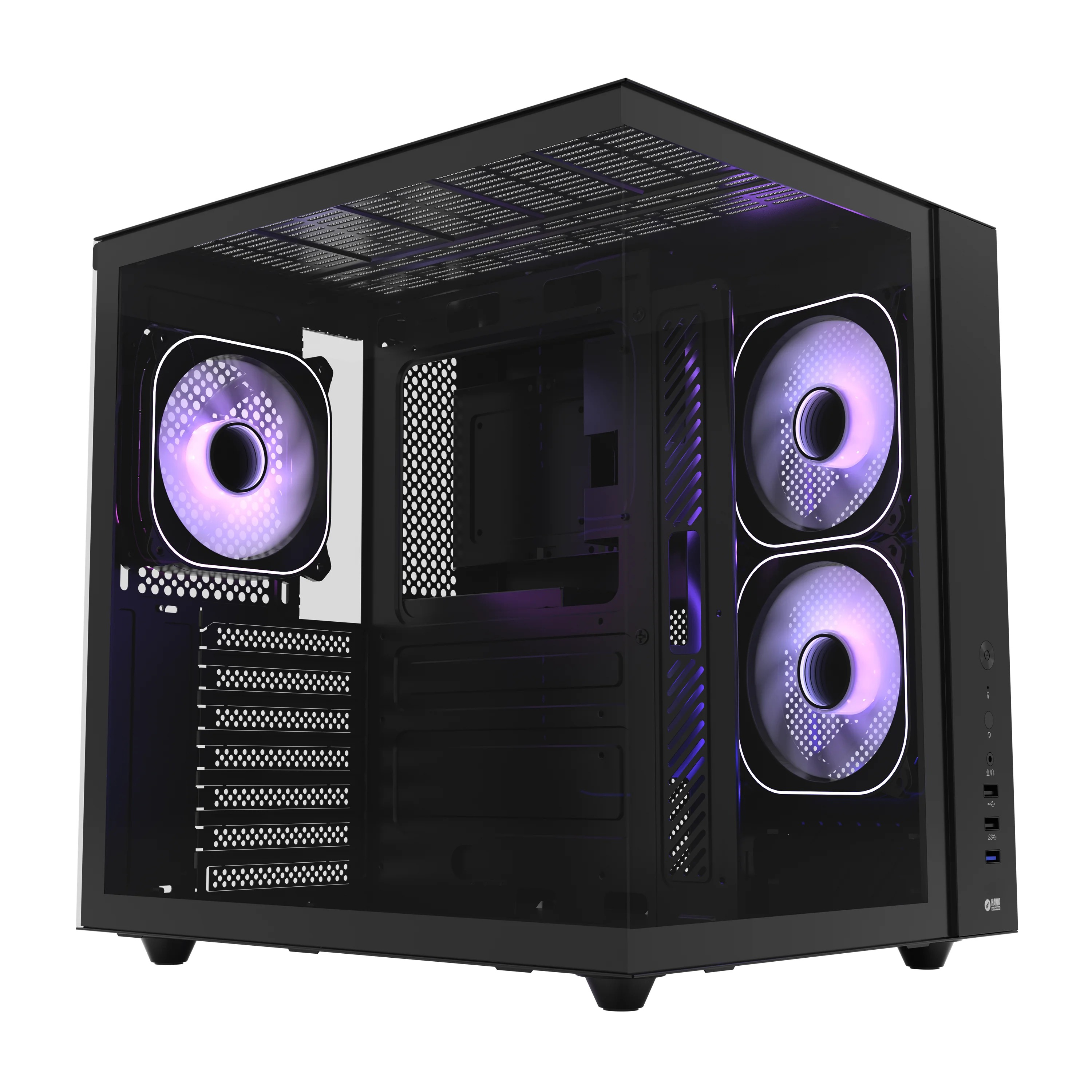 Hawk HC510 650W 80+ ARGB mATX Mini Tower Gaming (Oyuncu) Kasa