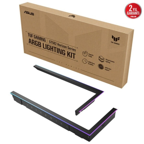 ASUS TUF Gaming GT502 Horizon ile uyumlu ARGB Aydınlatma Kiti Siyah