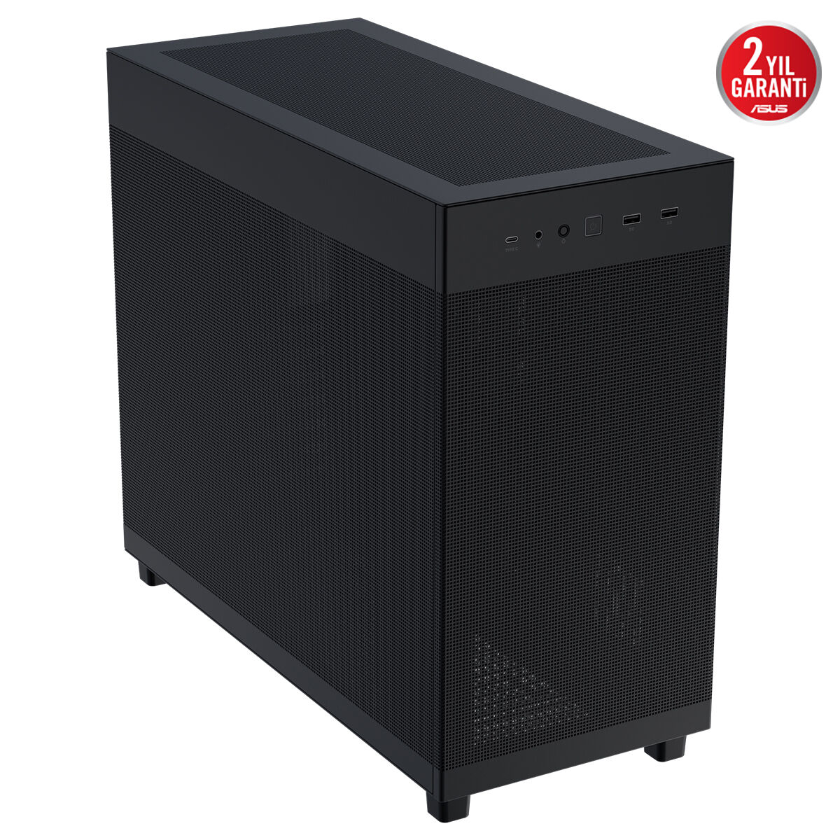 ASUS Prime AP303 USB Type-C  ATX Mesh Yan Panel Mid-Tower Gaming (Oyuncu) Siyah Kasa (90DC00V3-B39000)