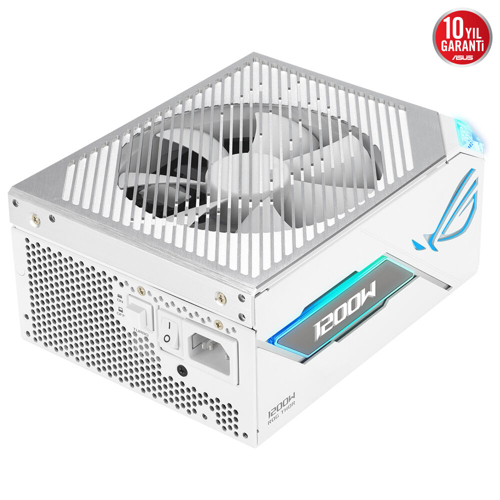ASUS ROG Thor 1200W Platinum III White Edition 80 Plus Platinum Full Modüler Gaming (Oyuncu) Güç Kaynağı