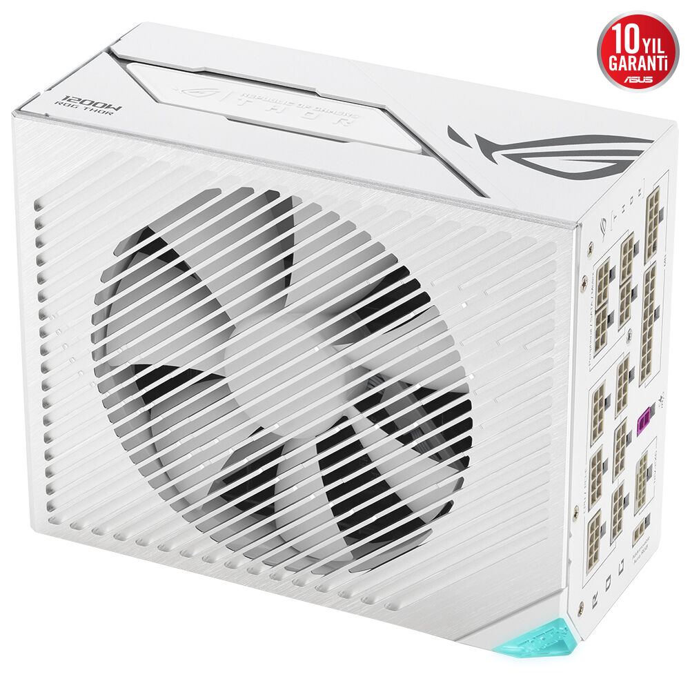 ASUS ROG Thor 1200W Platinum III White Edition 80 Plus Platinum Full Modüler Gaming (Oyuncu) Güç Kaynağı