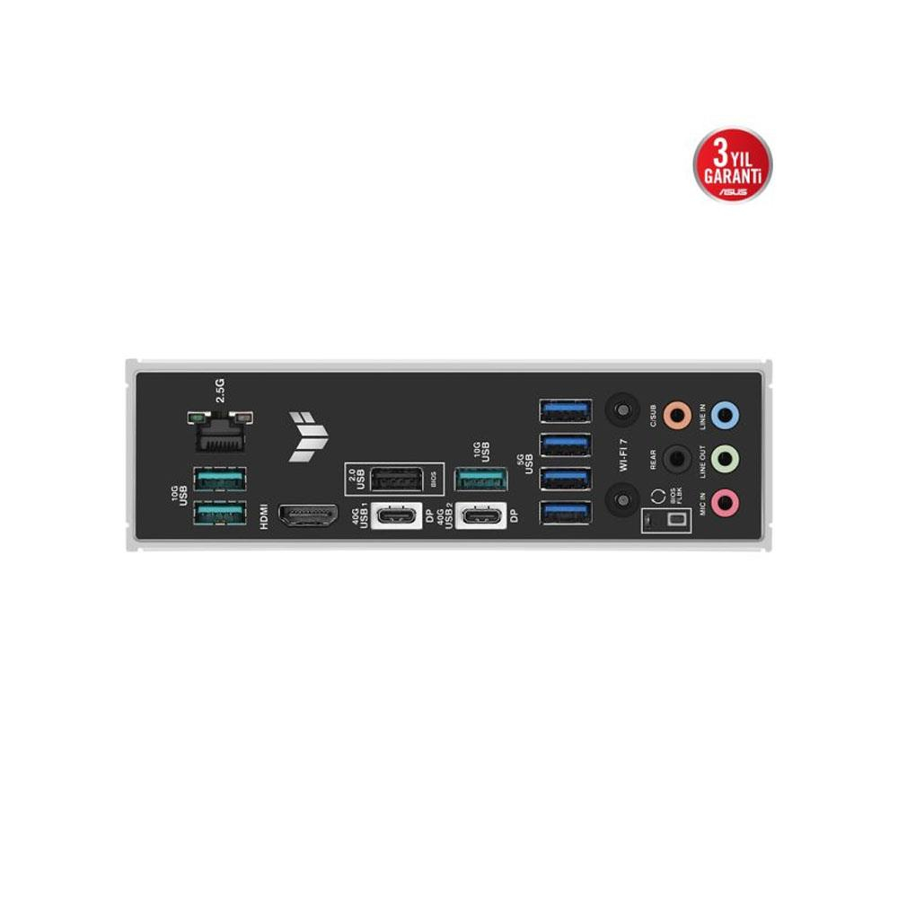 ASUS TUF X870-PRO WIFI7 AM5 DDR5 9600+(OC)MHz ATX Gaming Anakart