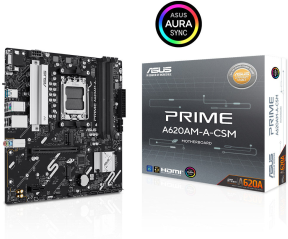 ASUS PRIME A620AM-A-CSM DDR5 7600Mhz(OC) M.2 AM5 mATX Anakart
