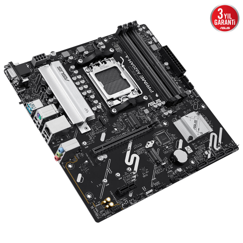 ASUS PRIME A620AM-A-CSM DDR5 7600Mhz(OC) M.2 AM5 mATX Anakart