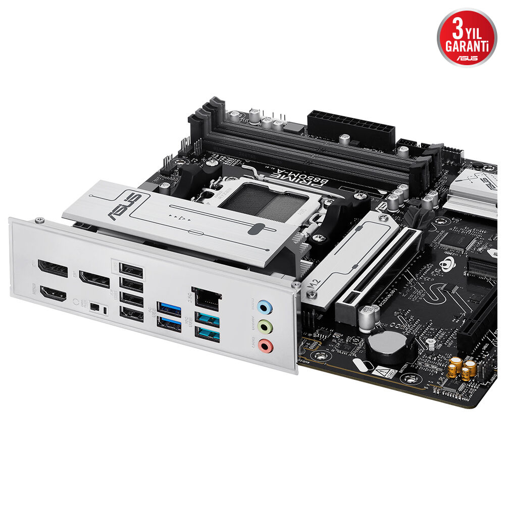 ASUS PRIME B850M-A-CSM 8000Mhz(OC) M.2 AM5 mATX Anakart