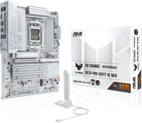 ASUS TUF GAMING X870-PRO WIFI7 W NEO 9600Mhz(OC) M.2 AM5 ATX Anakart