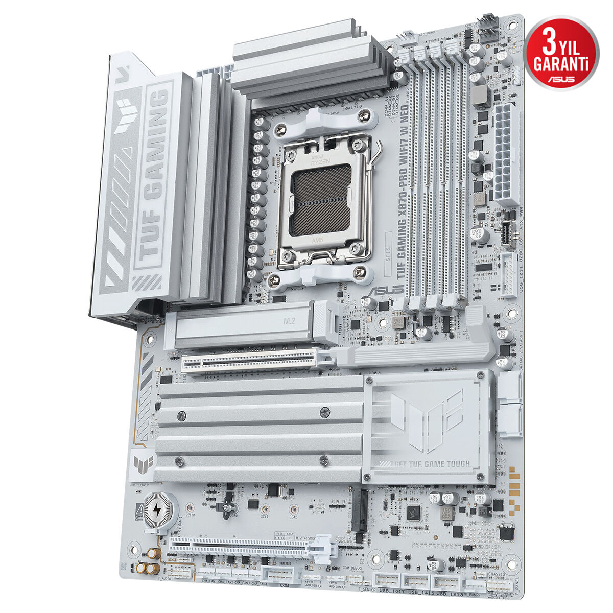 ASUS TUF GAMING X870-PRO WIFI7 W NEO 9600Mhz(OC) M.2 AM5 ATX Anakart