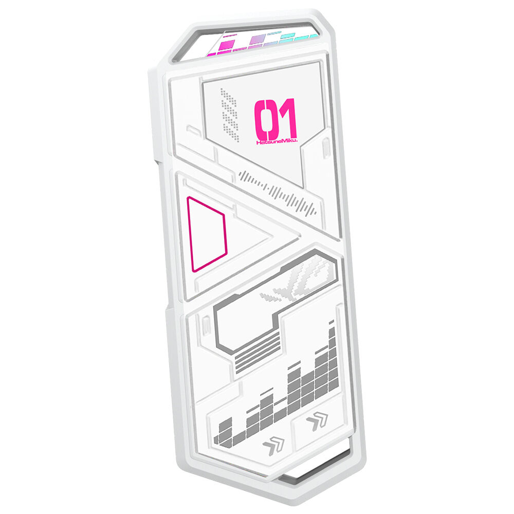 ASUS ROG Strix Arion ESD-S1C/WHT/G/AS//MIKU Beyaz Hatsune Miku Edition M.2 NVMe Harici SSD Kutusu