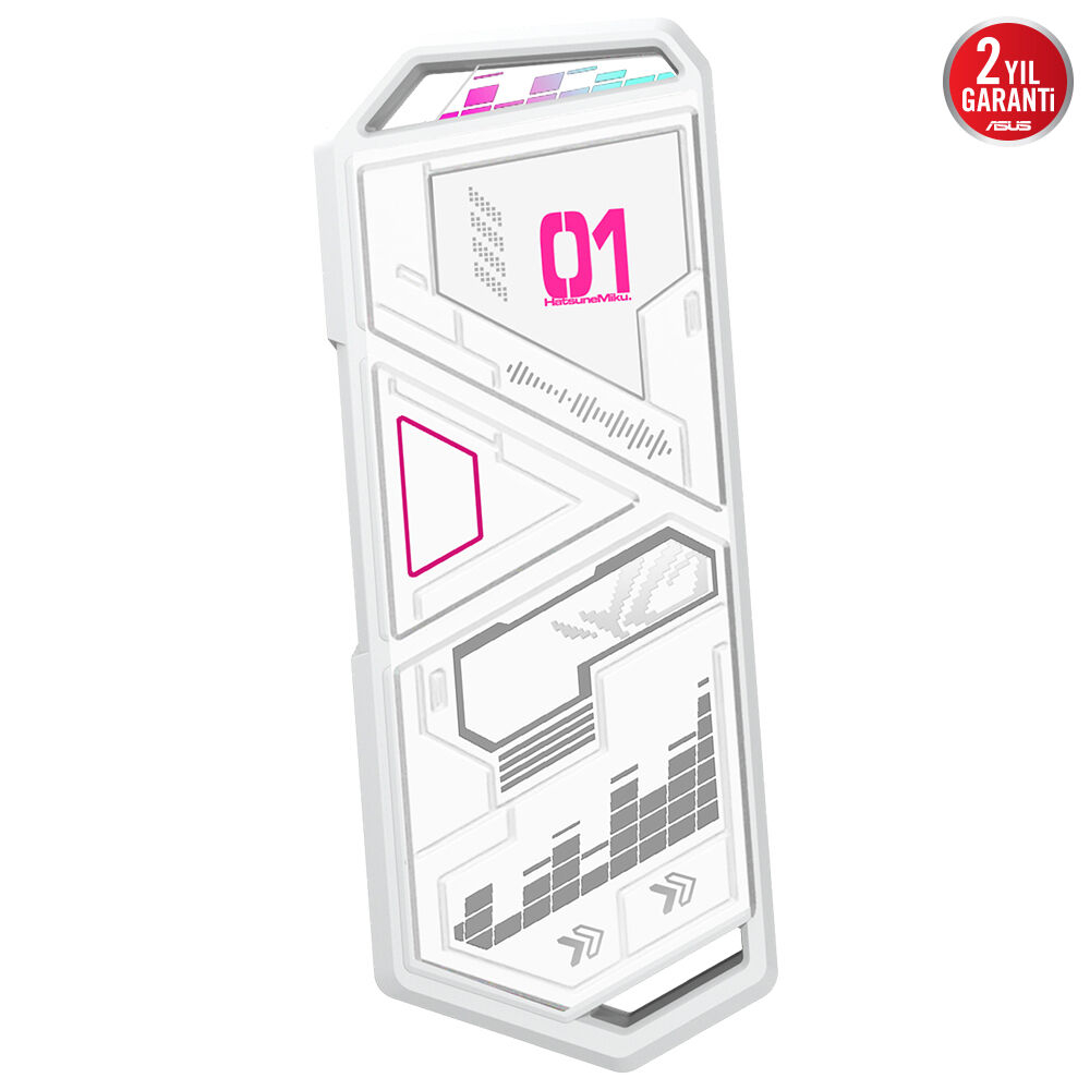 ASUS ROG Strix Arion ESD-S1C/WHT/G/AS//MIKU Beyaz Hatsune Miku Edition M.2 NVMe Harici SSD Kutusu
