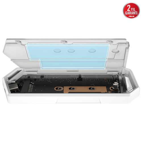 ASUS ROG Strix Arion ESD-S1C/WHT/G/AS//MIKU Beyaz Hatsune Miku Edition M.2 NVMe Harici SSD Kutusu