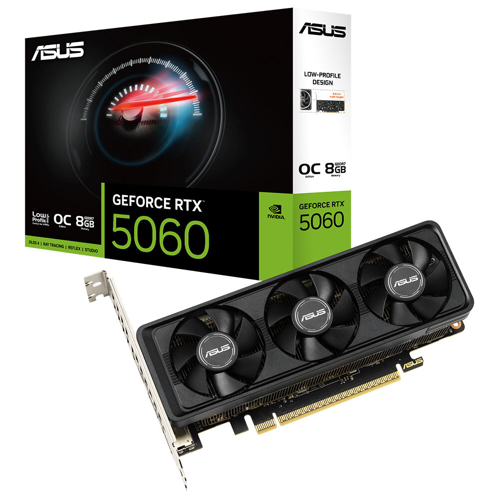 Asus GeForce RTX 5060 LP BRK OC 8GB GDDR7 128Bit DX12 DLSS4 Gaming (Oyuncu) Ekran Kartı