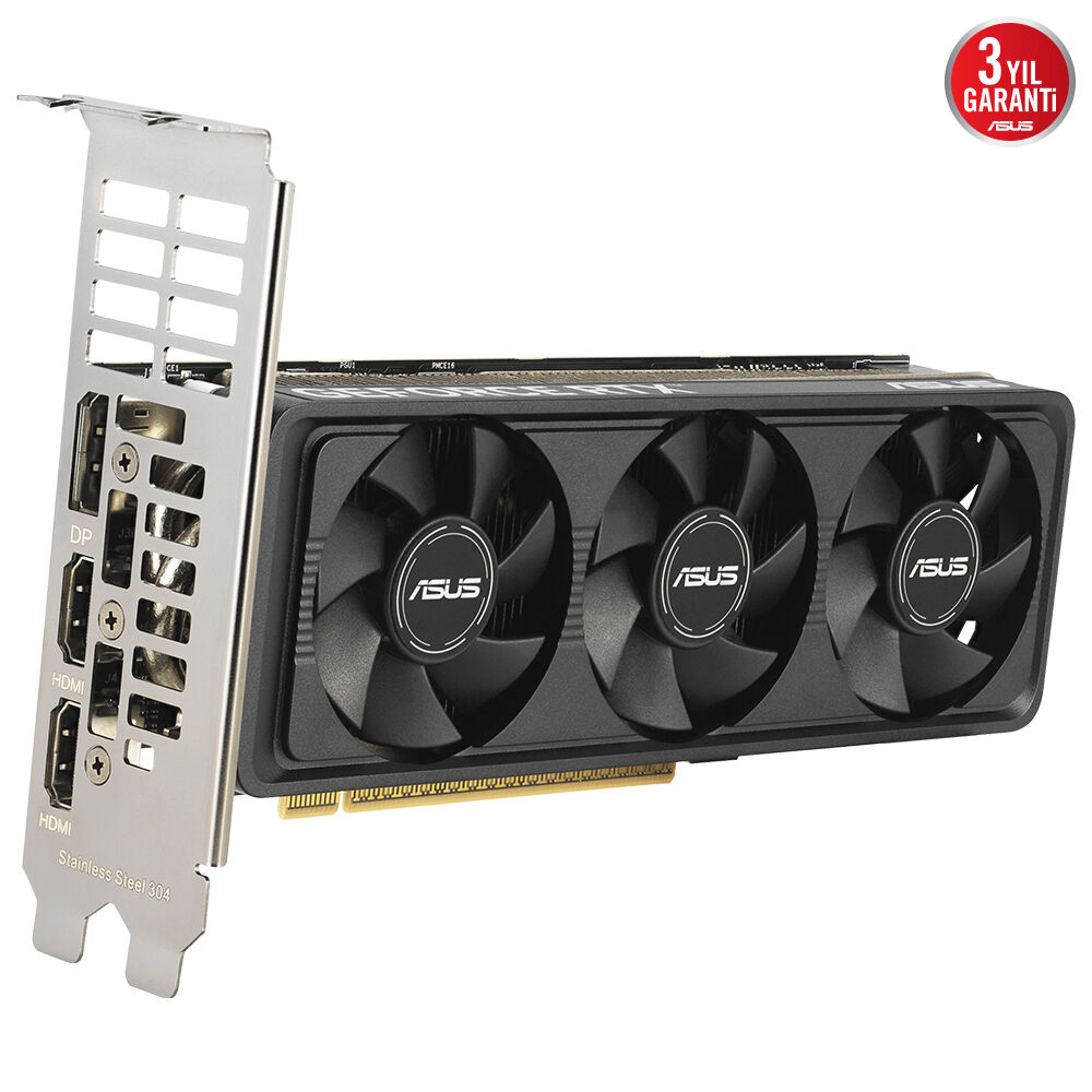 Asus GeForce RTX 5060 LP BRK OC 8GB GDDR7 128Bit DX12 DLSS4 Gaming (Oyuncu) Ekran Kartı