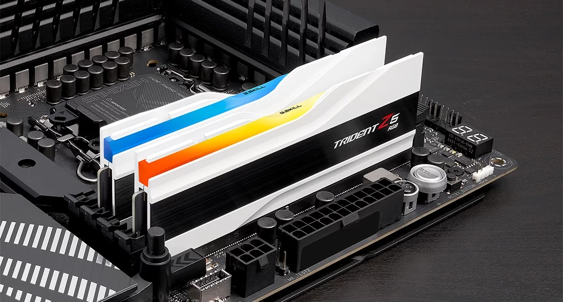 GSKILL Trident Z5 RGB 64GB (2x32) 6000MHz CL36 DDR5 Gaming Ram (F5-6000J3636F32GX2-TZ5RW)