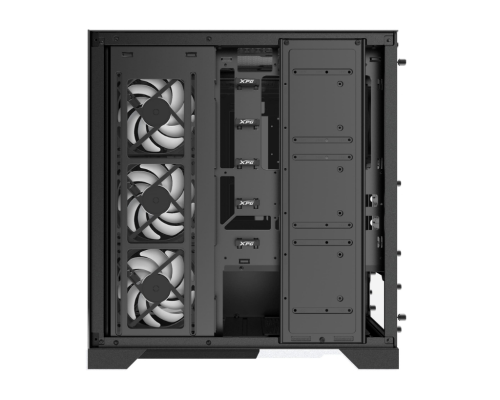 XPG Invader X Siyah ARGB USB 3.2 ATX Mid-Tower Gaming (Oyuncu) Kasa (INVADERXMT-BKCWW)