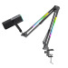 Havit Gamenote GK71 Pro RGB Yayıncı Mikrofonu, 24-Bit, 192kHz, XLR &amp; Type-C, Stantlı - Siyah