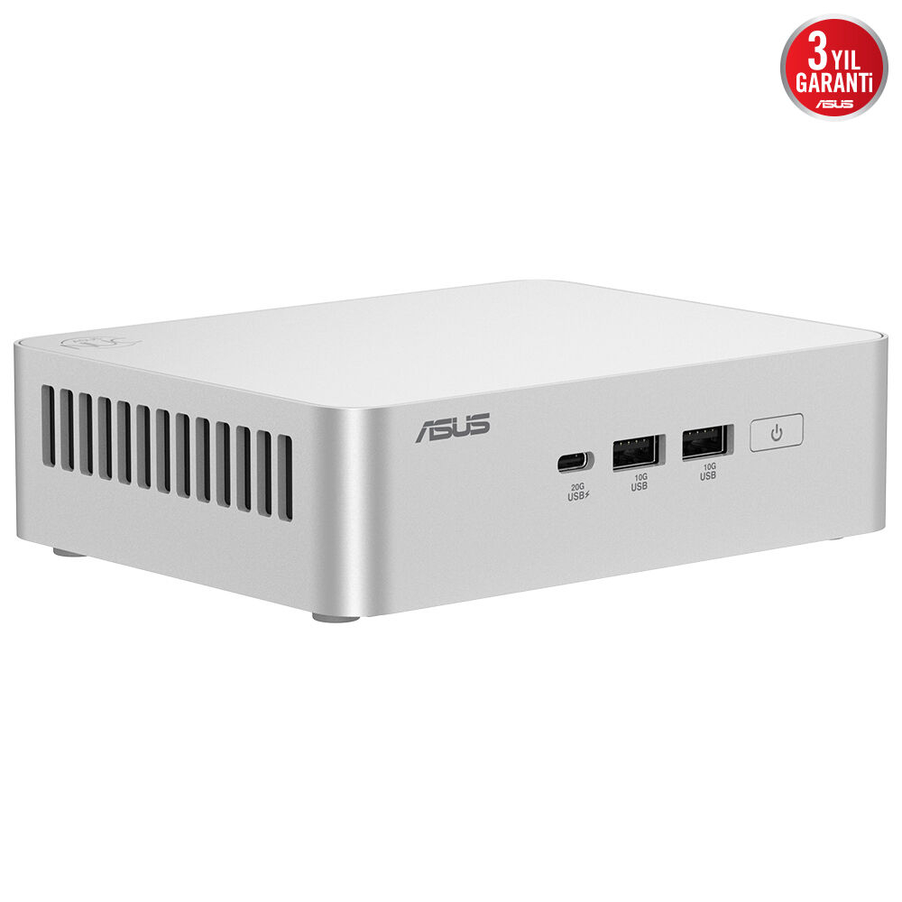ASUS NUC15 Pro+ RNUC15CRSU500002 Intel® Ultra™ U5-225H - Barebone (RAM Yok, Disc Yok) FreeDOS Mini PC 