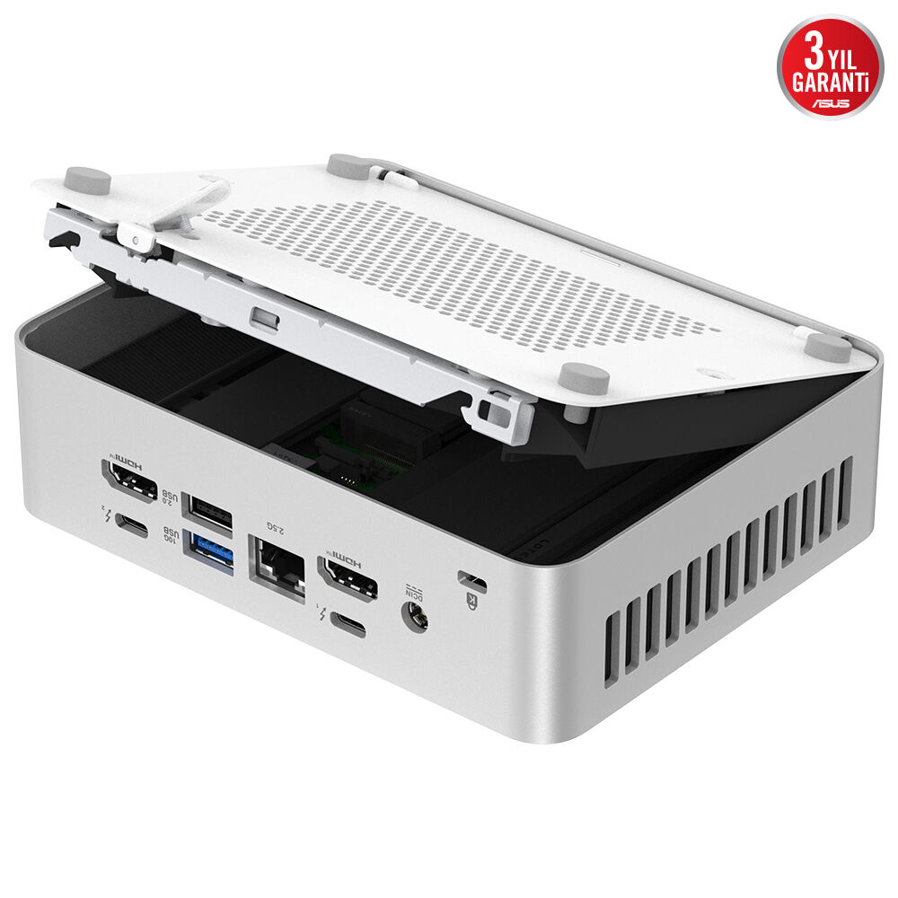 ASUS NUC15 Pro+ RNUC15CRSU500002 Intel® Ultra™ U5-225H - Barebone (RAM Yok, Disc Yok) FreeDOS Mini PC 