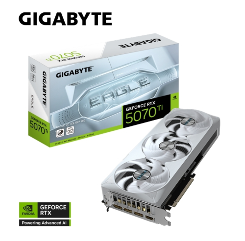 Gigabyte GeForce RTX 5070 Ti EAGLE OC ICE SFF GV-N507TEAGLEOC ICE-16GD GDDR7 16G Gaming (Oyuncu) Ekran Kartı