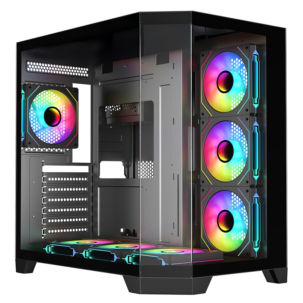 Frisby FC-9550G 850W 80+ Bronze 7x120MM ARGB FAN Mid Tower ATX Siyah Gaming Kasa