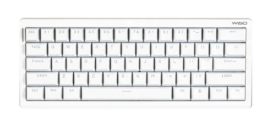 Wraith W60 Klavye Beyaz(Manyetik Switch / HE) 