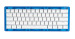 Wraith W60 Klavye Mavi (Manyetik Switch / HE) 