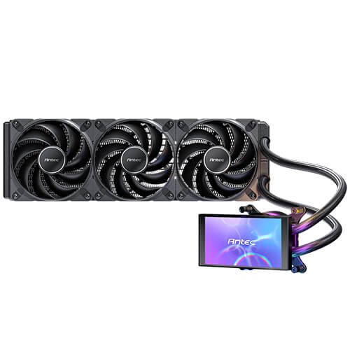 Antec Vortex View 360 ARGB AIO 5″ LCD Ekran Siyah İşlemci Sıvı Soğutucusu