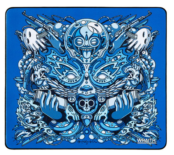 Wraith Spirit of Aim Aqua Blue Speed Mousepad 48x42