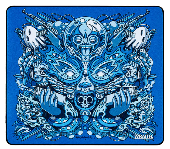 Wraith Spirit of Aim Aqua Blue Hybrid Mousepad 48x42