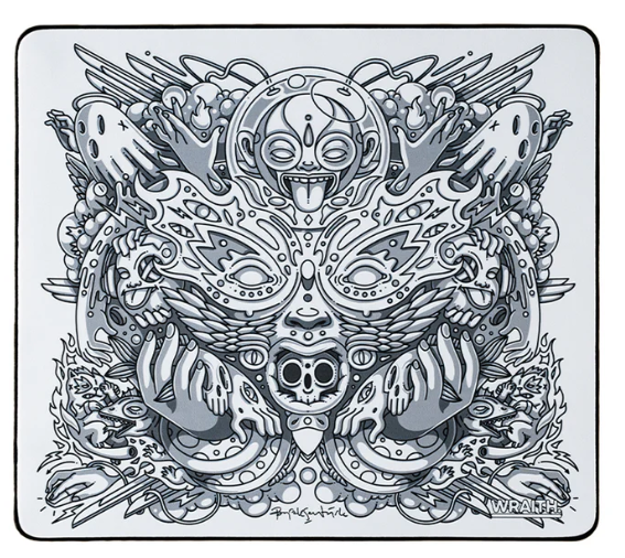 Wraith Spirit of Aim Monk White Speed Mousepad 48x42
