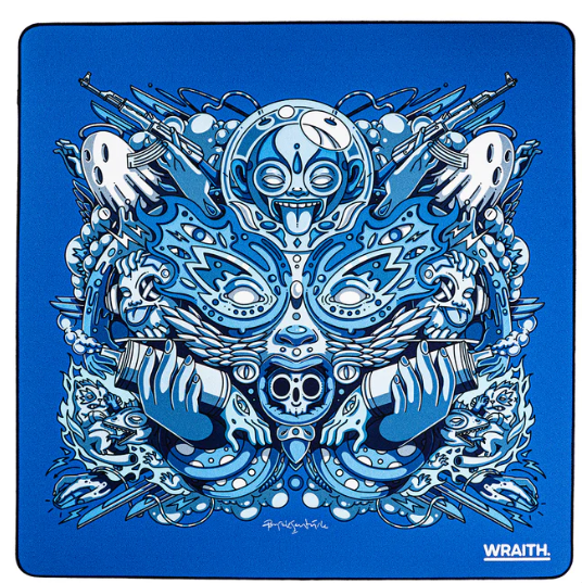 Wraith Spirit of Aim PRO Aqua Blue Hybrid Mousepad 50x50